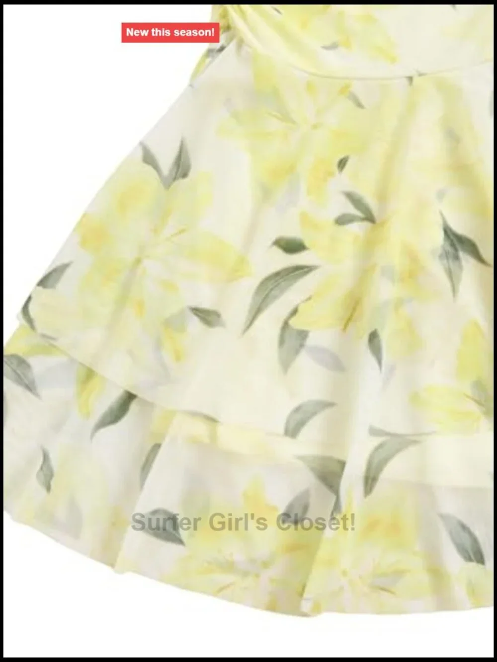 Women's Halter Mini Dress Floral Ruffle Hem Backless Summer